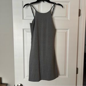 Girlfriend Collective Gravel Heather Naomi Workout Dress